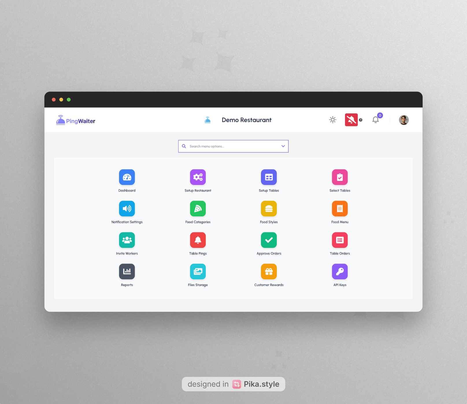 PingWaiter - Digital Waiter System
